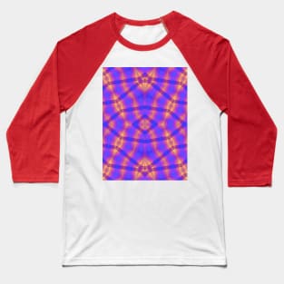 Psychedelic Geometric Pattern 3 Baseball T-Shirt